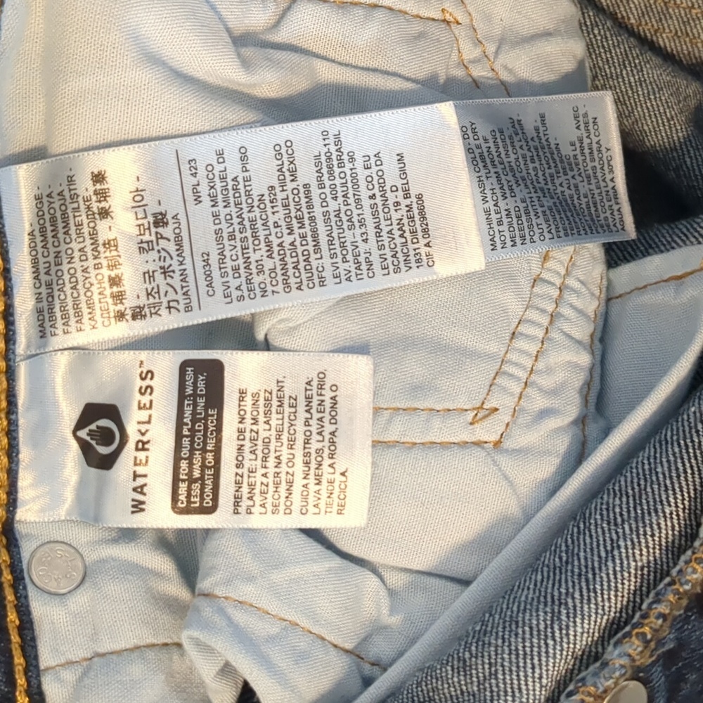 Levi's 301s Jeans Dk Blue - image 8